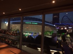 夜の東京ドーム